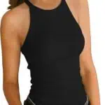 Women Tank Tops Round Neck Sleeveless Cami