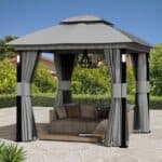 Modern Shade Patio Gazebo 8×8 with LED