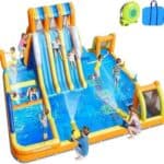 ELEMARA 12in1 Inflatable Water Slide Park for