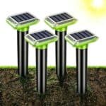 SolarPowered Animal Ground Stakes 4 Pack