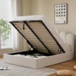 YUHUASHI Queen Size Hydraulic Storage Bed