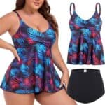 RELLECIGA Womens Tankini Swimsuits for Women V