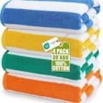 Utopia Towels 4 Pack Cabana Stripe Beach