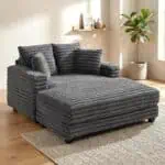 HOMCOM 60 Chaise Lounge Chair Indoor