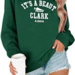SUPEYA Christmas Sweatshirt Women Letter Printed Holiday