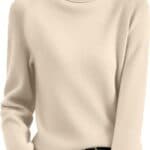 Zeagoo Womens Turtleneck Sweater Casual Knit Pullover