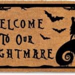Nightmare Christmas Door Mat 30×17 Inch
